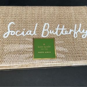 Kate Spade New York "Social Butterfly" Small Photo Album, NWT
